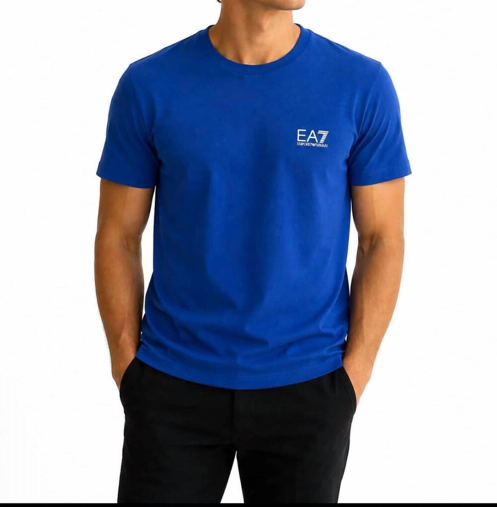 NEW EMPORIO ARMANI ea7 t-shirt - plus in blue
